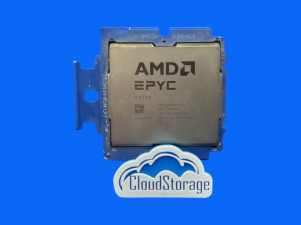 AMD EPYC 9355P 32-Core 64-Thread 3.55GHz 256MB 280W SP5 CPU 100-000001521