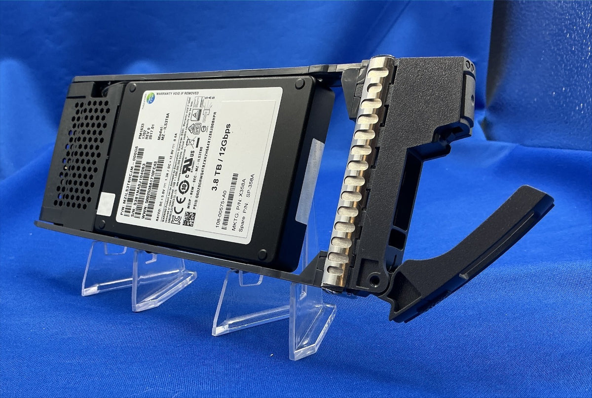 X358A NetApp 3.84TB SAS 12Gbps 2.5in Enterprise SSD PM1633 MZ-ILS3T8A