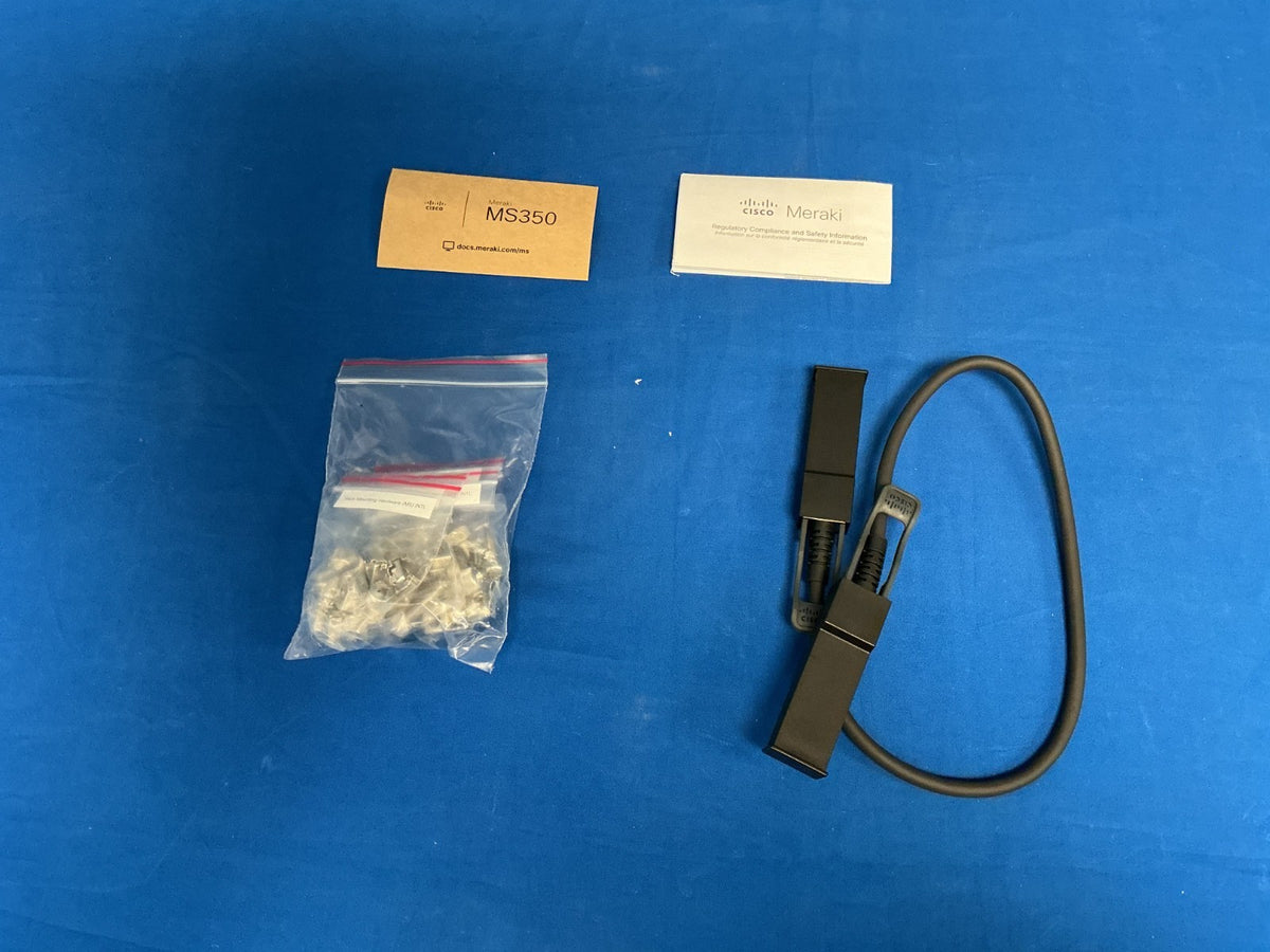 Cisco Meraki MS350-24P-HW 24 Ports L3 Cloud Managed Switch UNCLAIMED