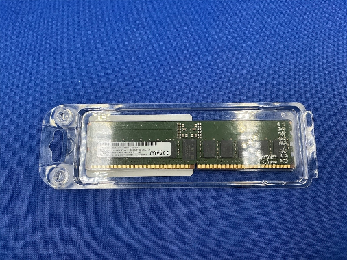 Micron MTC20F1045S1RC64BD2 32GB DDR5-6400 ECC RDIMM 1Rx4 PC5-51200 MEMORY