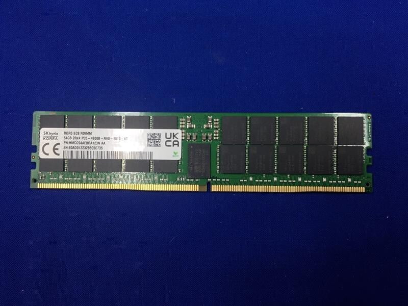HMCG94AEBRA123N HYNIX 64G (1X64GB) 2RX4 PC5-4800B SERVER MEMORY