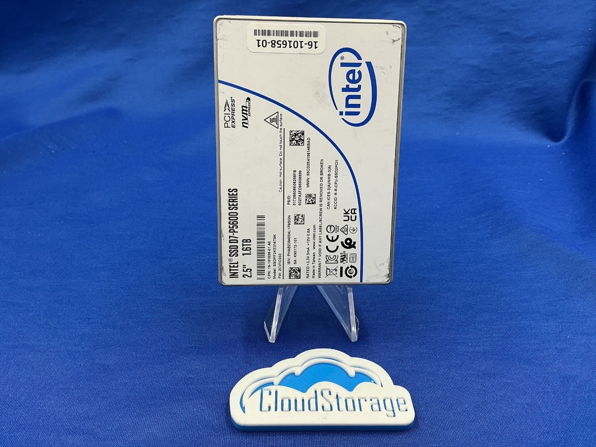 Intel D7-P5620 1.6TB 2.5IN U.2 NVMe PCIe 4.0 SSD SSDPF2KE016T9K