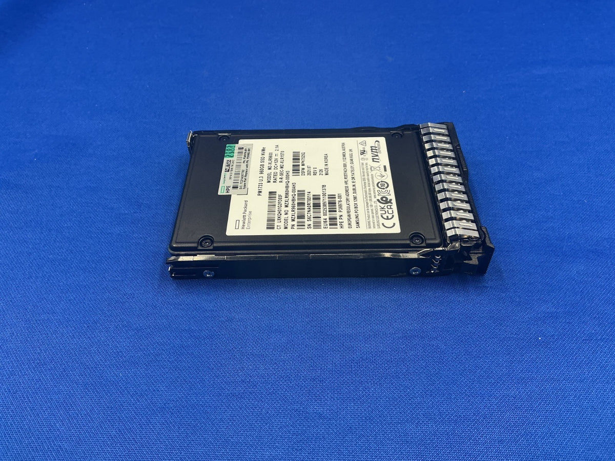 P26538-B21 HPE 960GB NVME GEN4 HIGH PERFORMANCE READ INTENSIVE SFF SC U.3 SSD