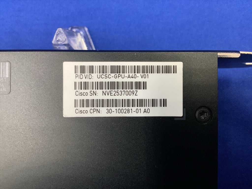 NVIDIA Tesla A40 48GB Deep Learning Computing Graphics Card CISCO UCSC-GPU-A40