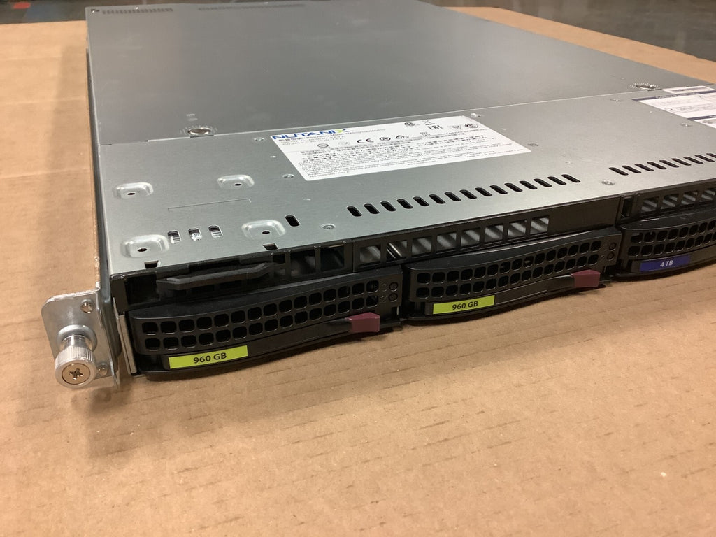 Supermicro CSE-819U With MOBO X10DRU-i+-G5-N, NX-3175-G5 CTO 2 Riser cards 2PSU