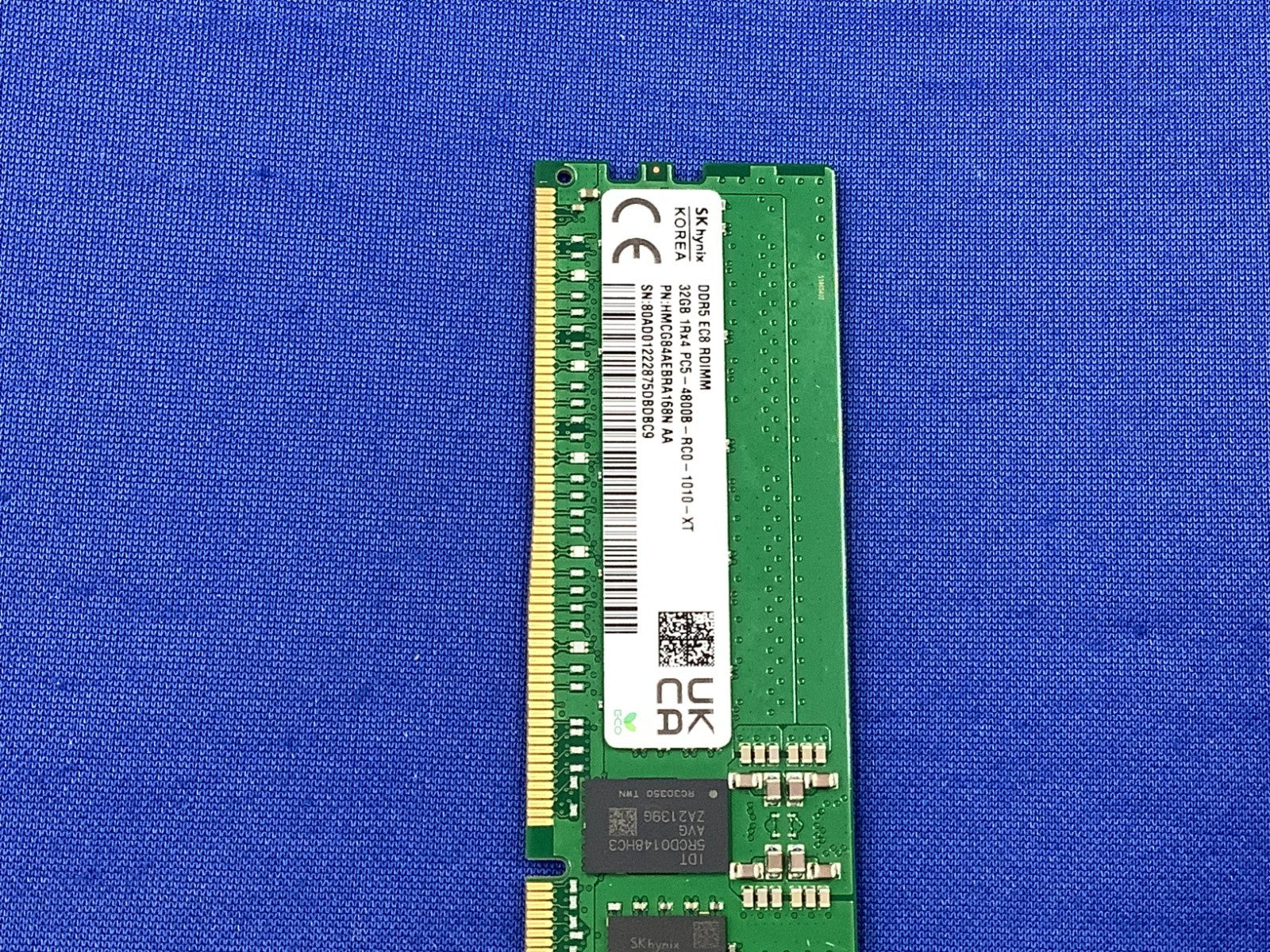 HMCG84AEBRA168N HYNIX 32GB (1X32GB) 1RX4 PC5-4800B RDIMM MEMORY