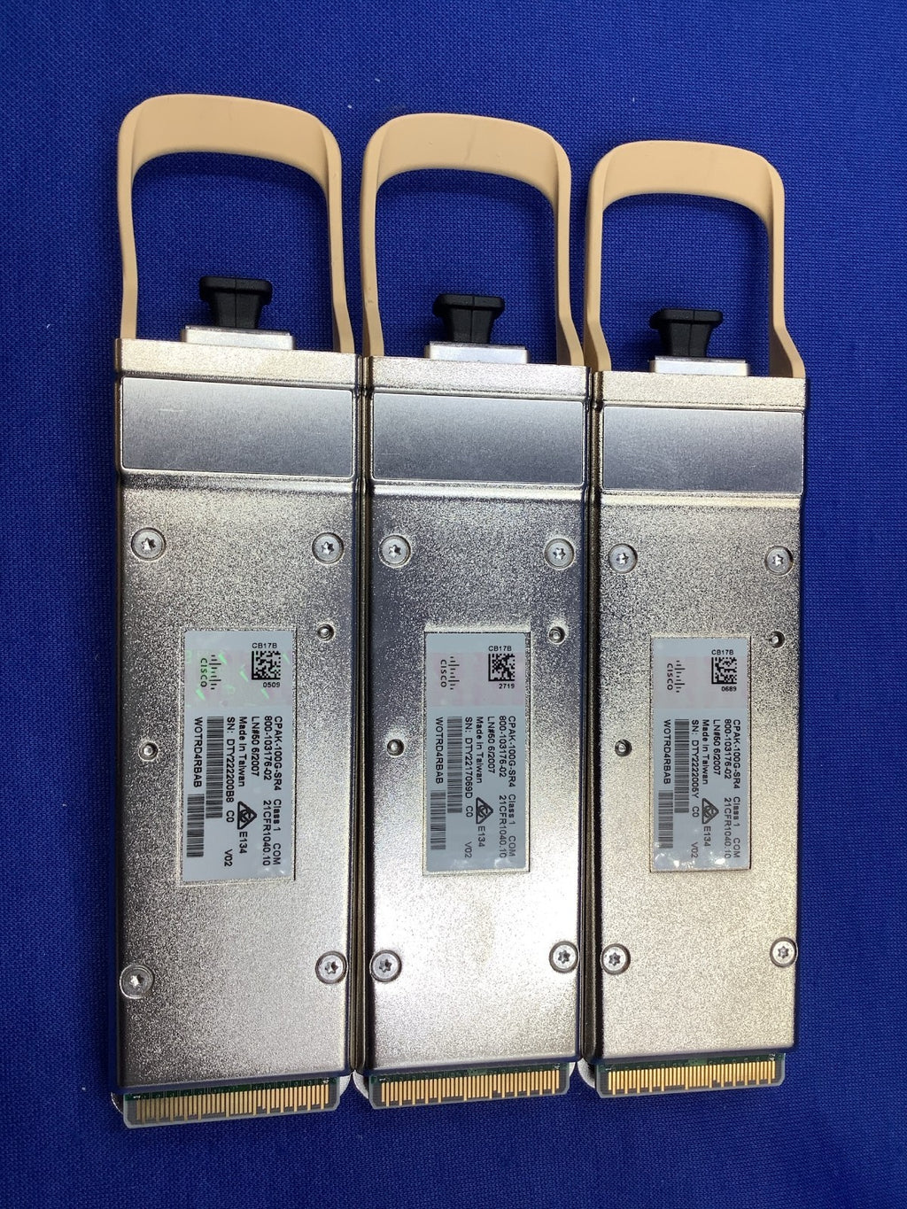 CPAK-100G-SR4 Cisco 100 Gigabit Ethernet Transceiver Module 800-103176-02