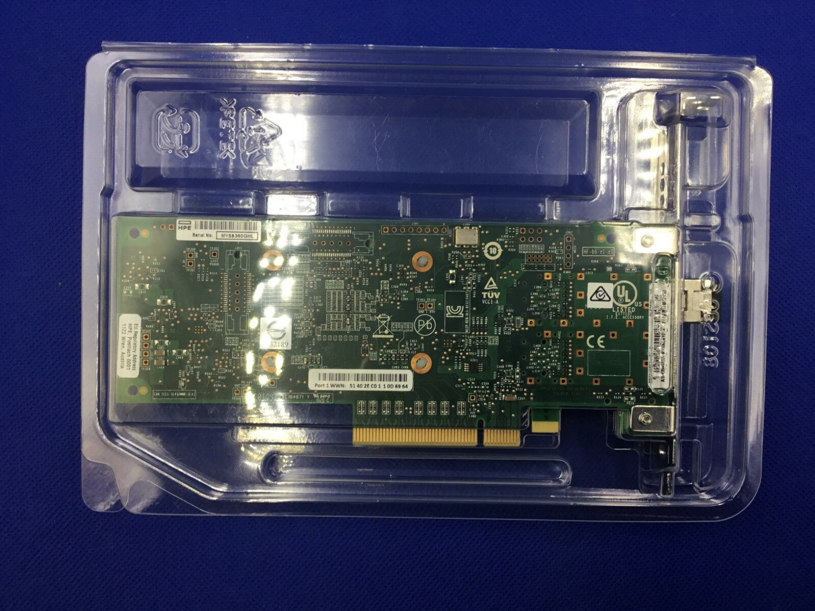 P9D93A HPE StoreFabric SN1100Q 16Gb Single Port Fibre Channel HBA QLE2690-HP