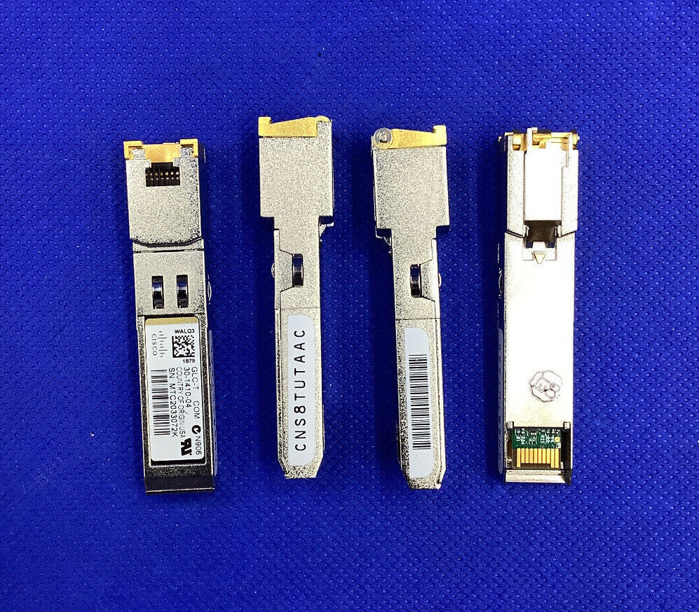 GLC-T Cisco 1000BASE-T SFP+ RJ-45 30-1410-03 or 30-1410-04 TRANSCEIVER