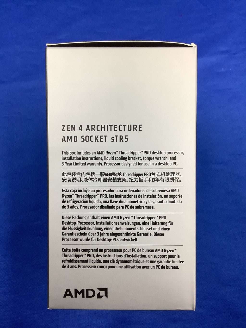 AMD Ryzen Threadripper Pro 7995WX 96-Core 2.5GHz sTR5 Processor 100-000000884