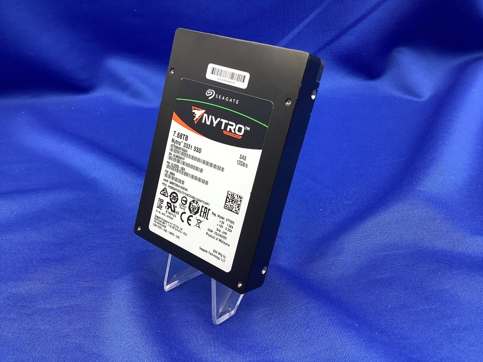 XS7680SE70004 Seagate Nytro 3331 7.68TB SAS 12Gb/s 2.5in ENT SSD