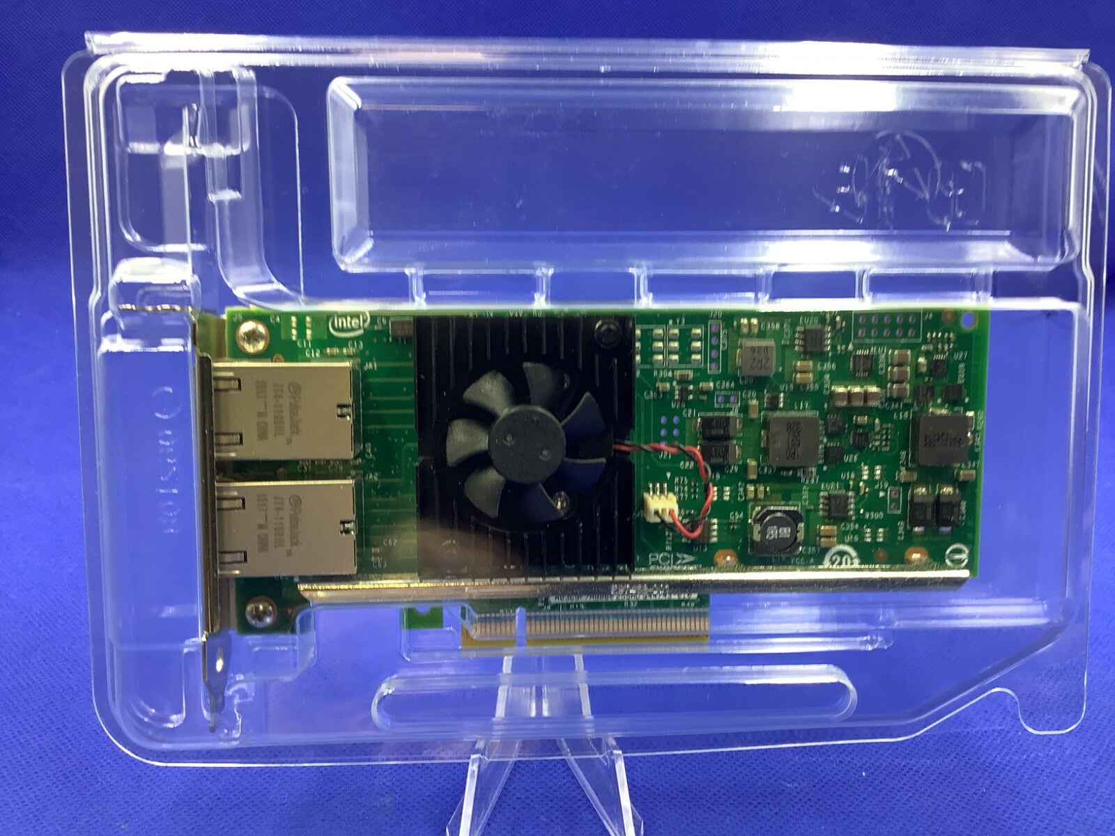 Both Brackets DELL K7H46 3DFV8  INTEL X540-T2 10GB 2PORT NIC ADAPTER 540-BBHD