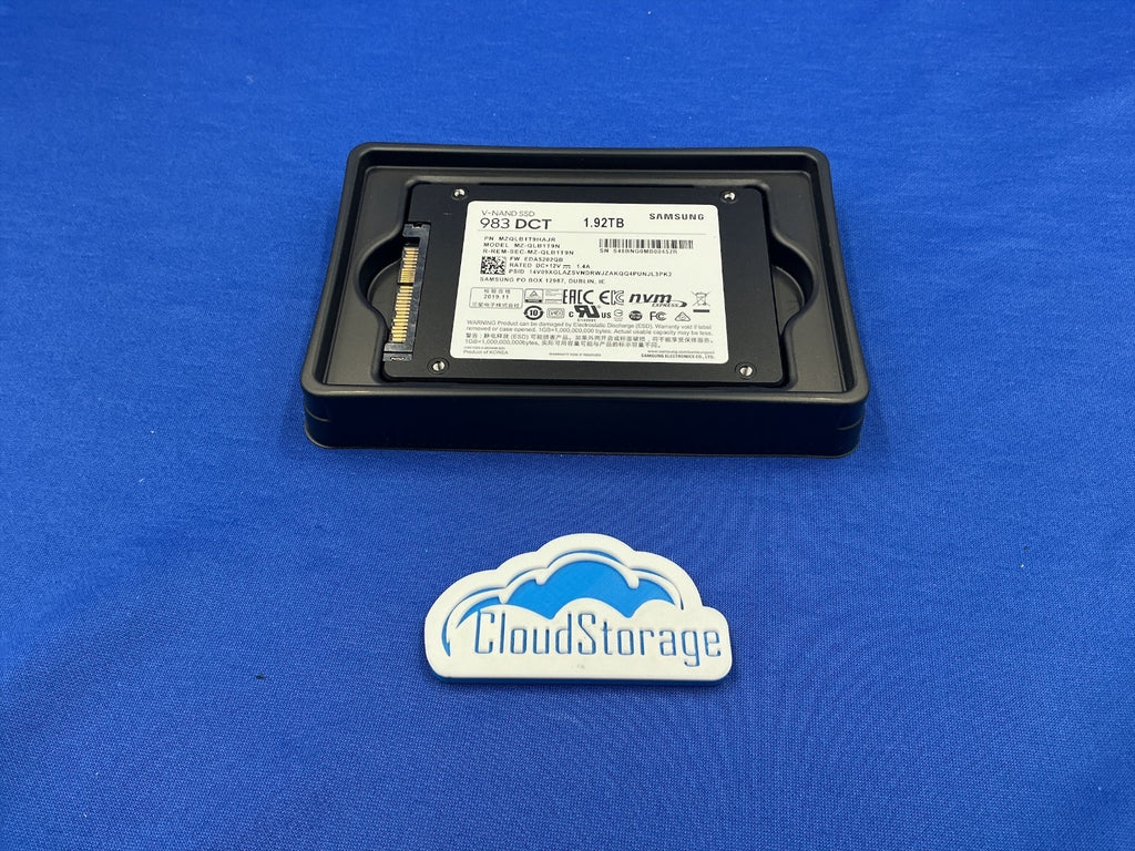 Samsung 983 DCT MZ-QLB1T9NE 1.92TB U.2 PCIe 3.0 NVMe SSD MZQLB1T9HAJR