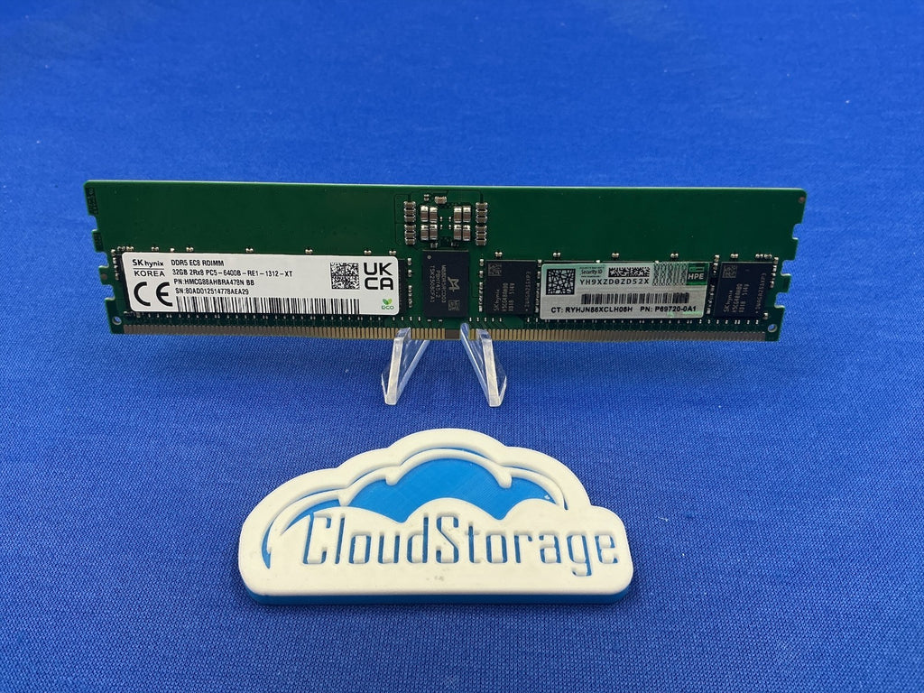 HPE P69727-B21 32GB DDR5-6400 2Rx8 ECC RDIMM P69720-0A1 P71255-001