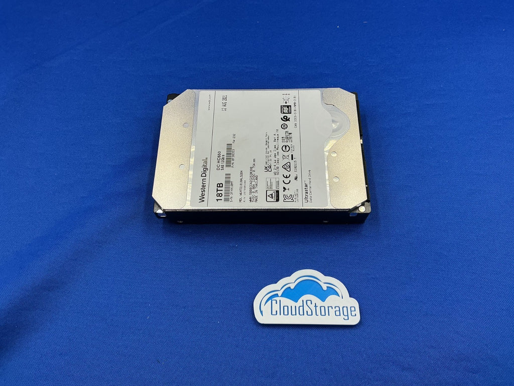 WD Ultrastar DC HC550 18TB 7.2K SAS 12Gbs 512MB 3.5" HDD WUH721818AL5204 0F38353