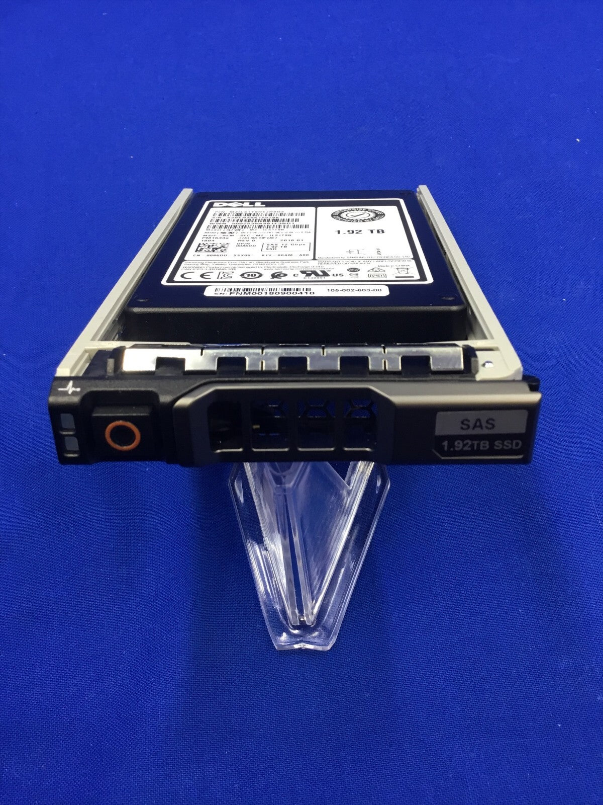 086DD DELL 1.92TB SAS 12GBPS READ INTENSIVE 512E 2.5INCH SSD MZ-ILS1T9B 0086DD