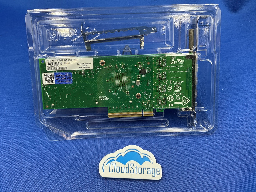 Intel X710DA4 X710-DA4 Quad Port 10GbE SFP+ PCIe 3.0 x8 Network Adapter