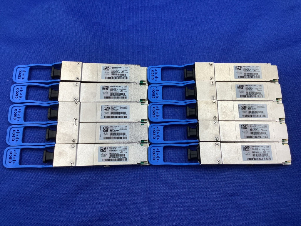 CISCO QSFP-4X10G-LR-S 4x10GBASE-LR MPO QSFP Module 10-3118-02