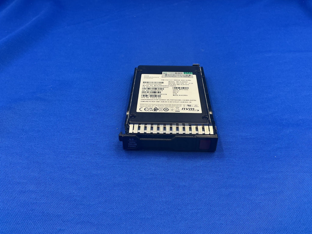 P26538-B21 HPE 960GB NVME GEN4 HIGH PERFORMANCE READ INTENSIVE SFF SC U.3 SSD