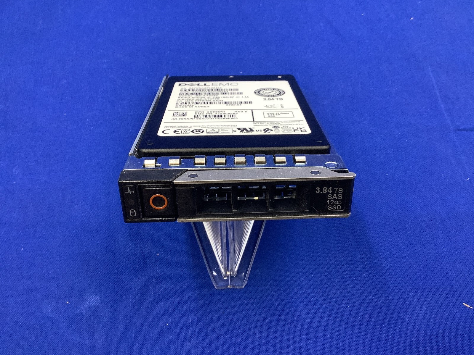 CRNPH DELL 3.84TB Samsung PM1643a SAS 12GBPS RI 2.5" SSD MZ-ILT3T8C 0CRNPH