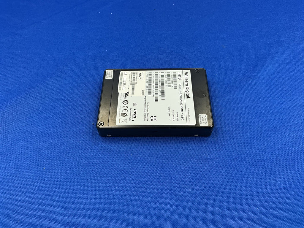 WUS4C6416DSP3X3 Cisco WD Ultrastar DC SN840 1.6TB PCIe NVMe 2.5in SSD