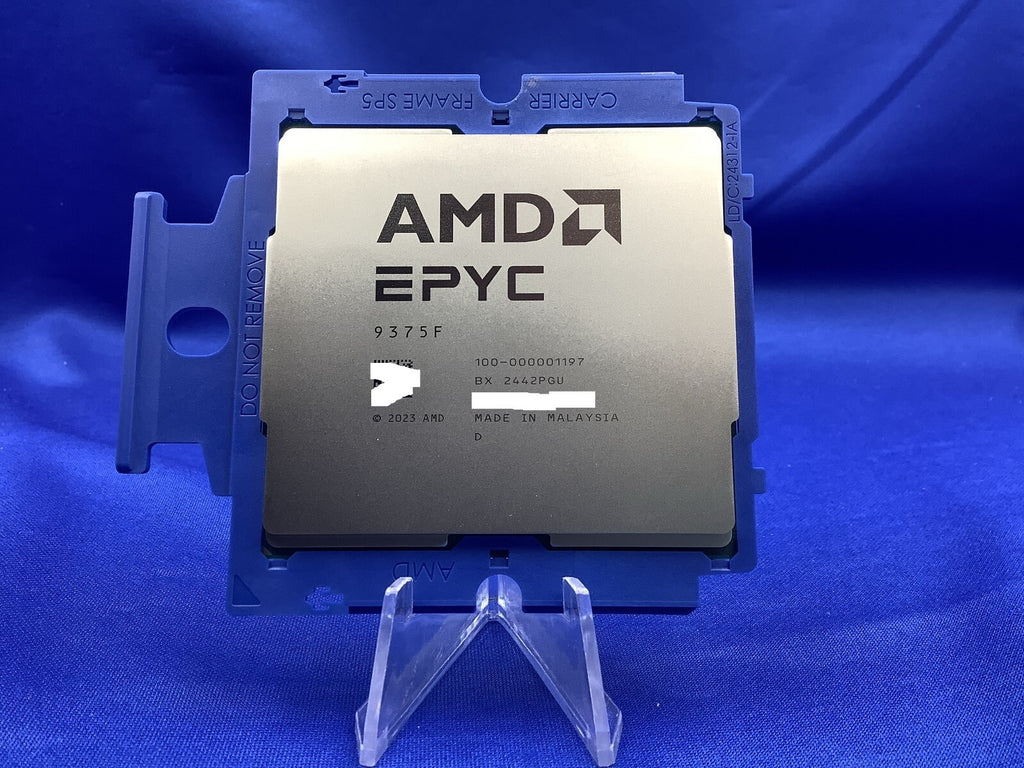 AMD EPYC 9375F 32-Cores 3.8 GHz Up to 4.8 GHz SP5 256MB 320W CPU 100-000001197