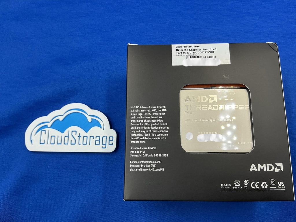 AMD Ryzen Threadripper PRO 9985WX 64C 128T sTR5 CPU 100-100000722