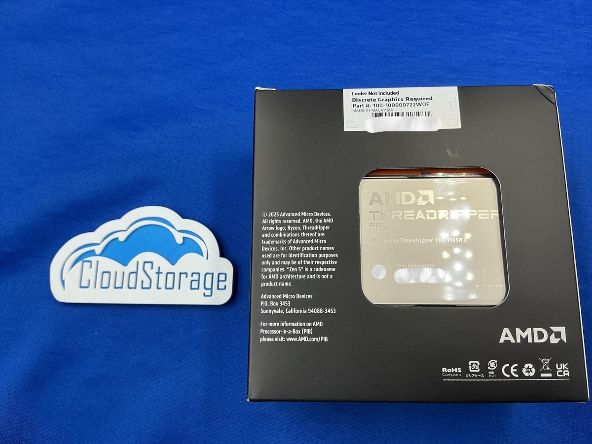 AMD Ryzen Threadripper PRO 9985WX 64C 128T sTR5 CPU 100-100000722