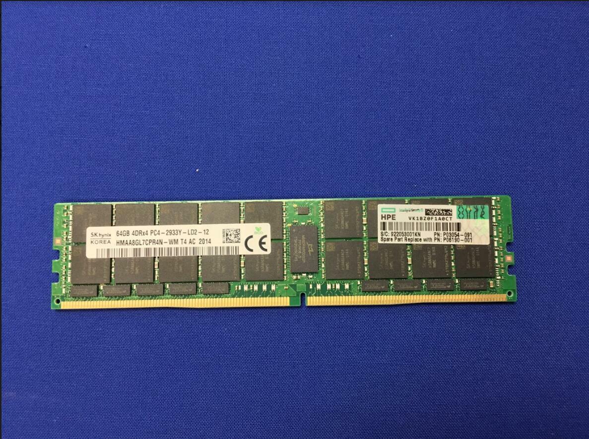 P03054-091 HPE 64GB 4DRX4 DDR4-2933 LR MEMORY P06190-001 P00926-B21