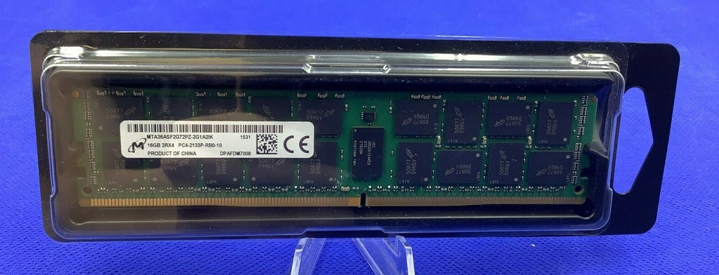 MICRON 16GB PC4-17000 DDR4-2133P REG ECC 2RX4 1.20V MTA36ASF2G72PZ-2G1A2