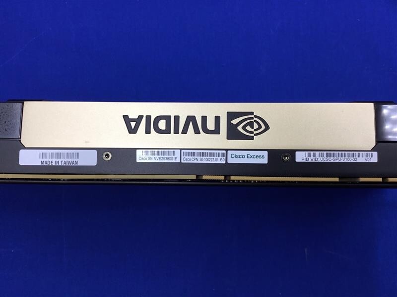 NVIDIA TESLA V100 PCIE 32GB HBM2 GRAPHICS ACCELERATOR GPU Cisco UCSC-GPU-V100-32