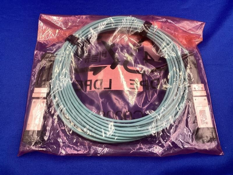 MFS1S00-H010V NVIDIA MELLANOX MFS1S00-H010V AOC Cable IB HDR up to 200Gb/s QSFP5
