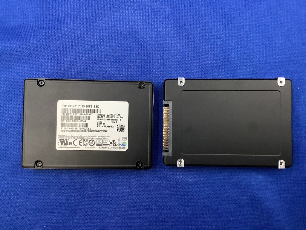 MZ-WLR15TC Samsung PM1733A 15.36TB NVMe PCIE 4.0 U.2 2.5" SSD MZWLR15THBLA
