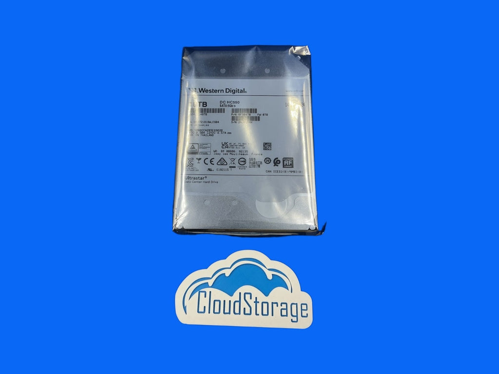 WUH721818ALE604 Western Digital DC HC550 18TB 3.5" SATA 6Gb/s 3.5inch Hard Drive