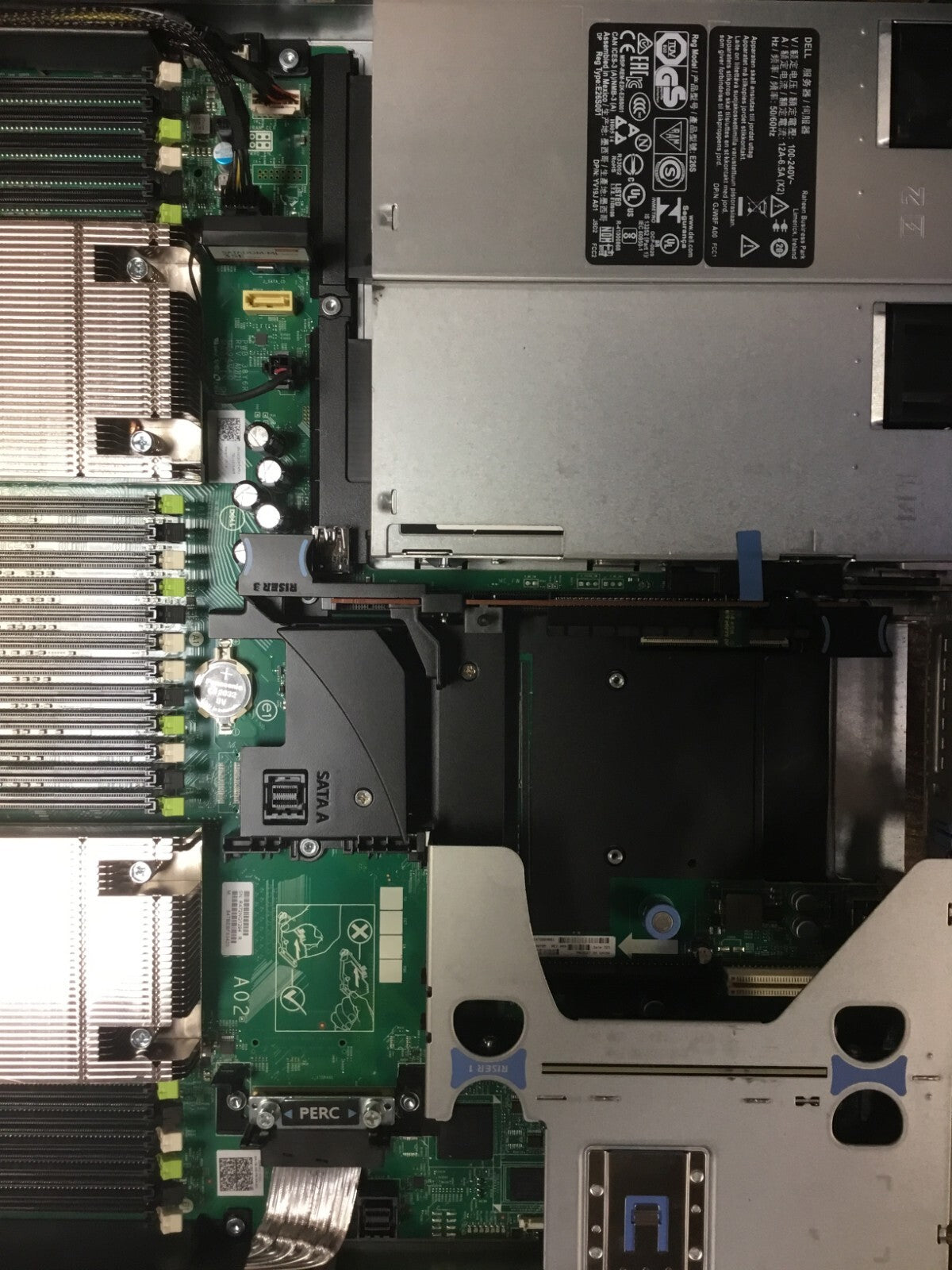 DELL EMC VXRAIL E460F SERVER server NO HDD /NO RAM /NO CPU