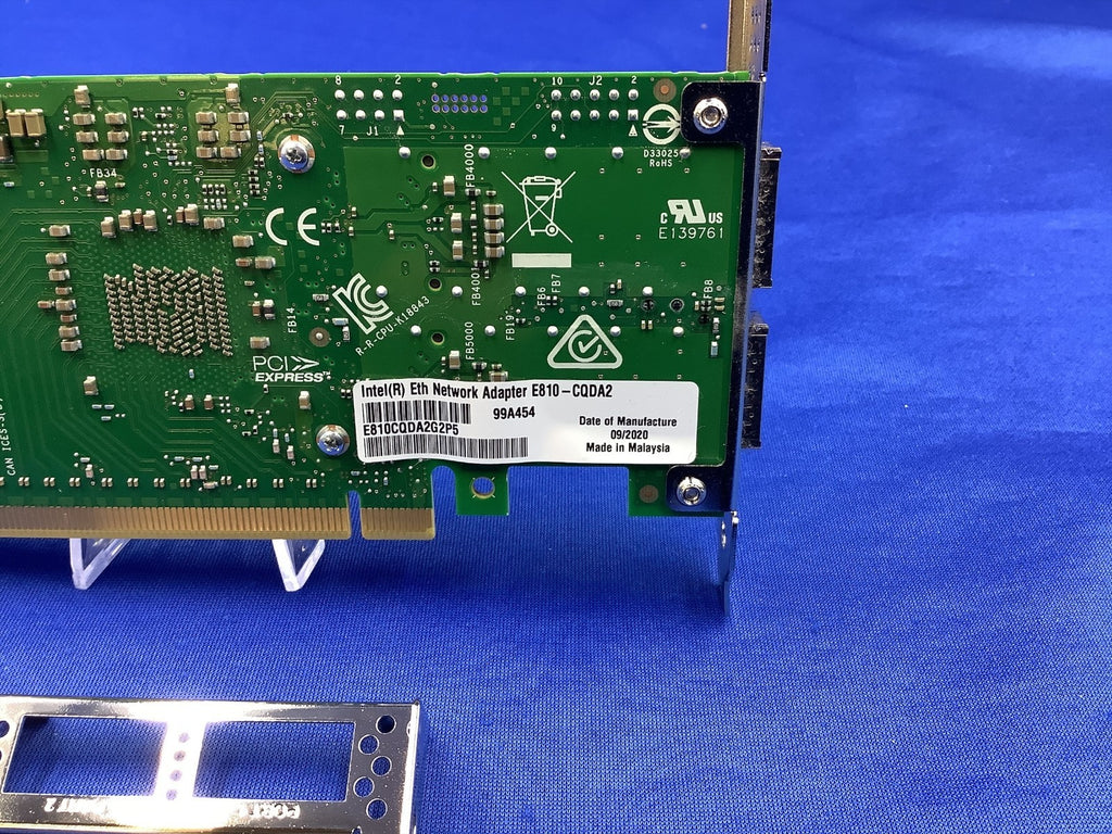 E810-CQDA2 Intel 100GbE 2Port QSFP28 Eth Adapter E810CQDA2 E810CQDA2G2P5
