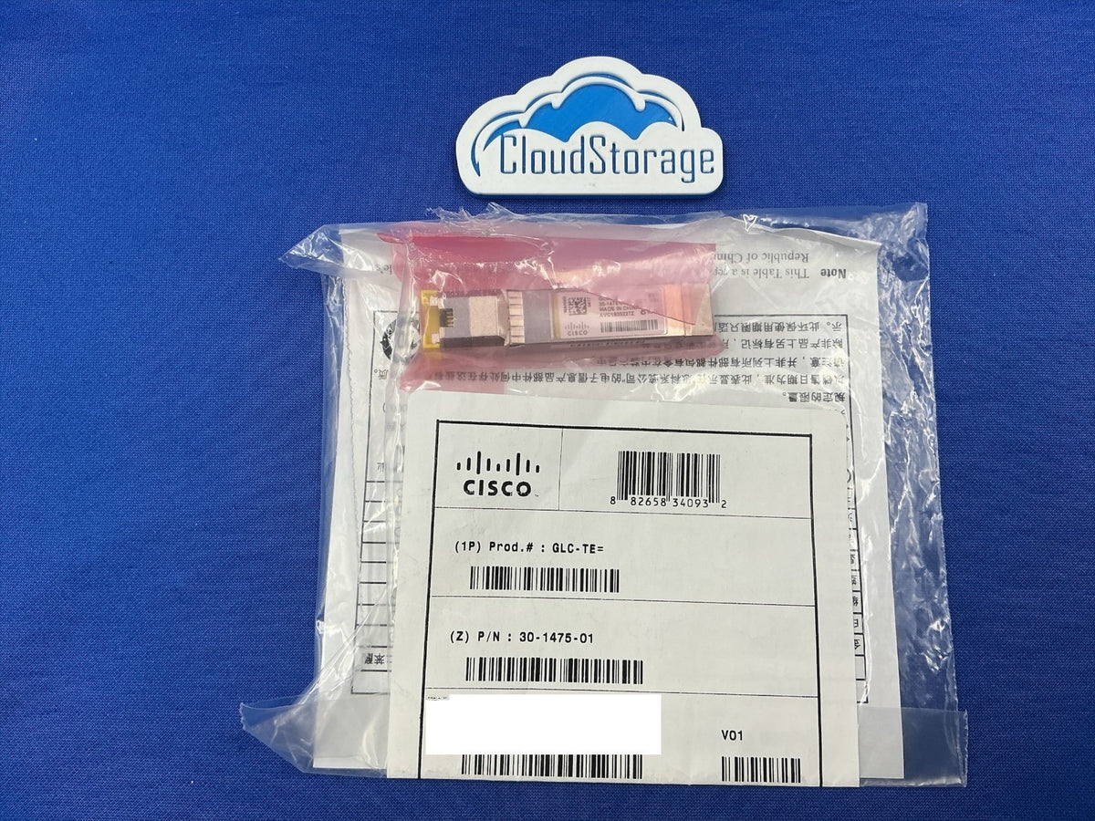 Genuine Cisco GLC-TE 30-1475-01 GBIC 1000BASE-T RJ Transceiver Module