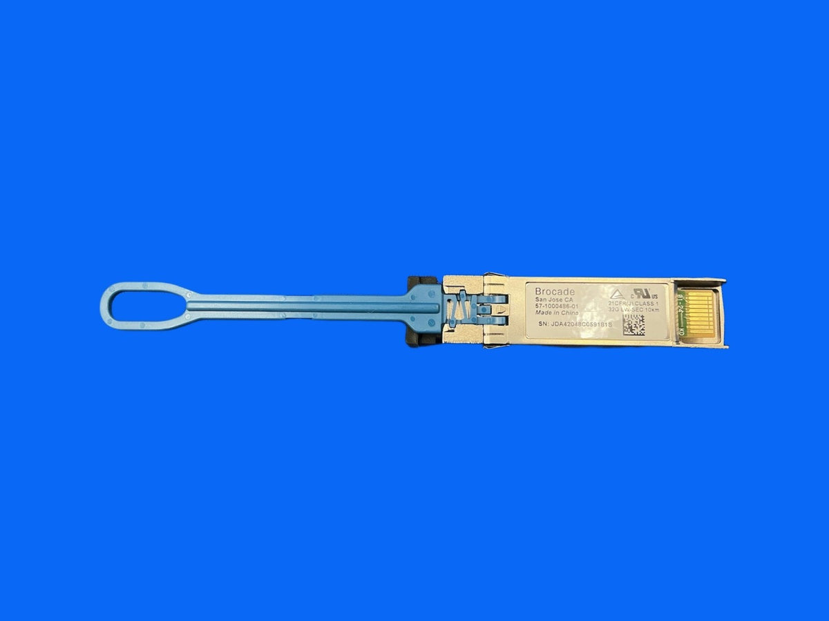 57-1000486-01 Brocade 32G 1310nm 10km FC LWL SFP28 SMF Optical Transceiver