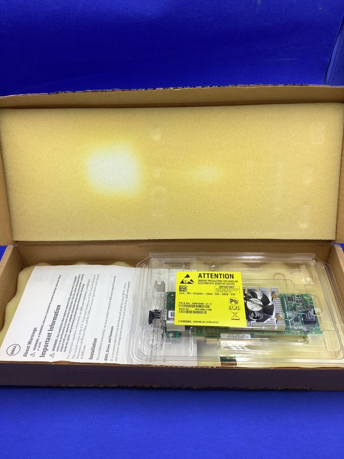 Dell QLE2660 DELL Qlogic 2660 Single Port 16GB Fibre Channel HBA QLE2660 NOB