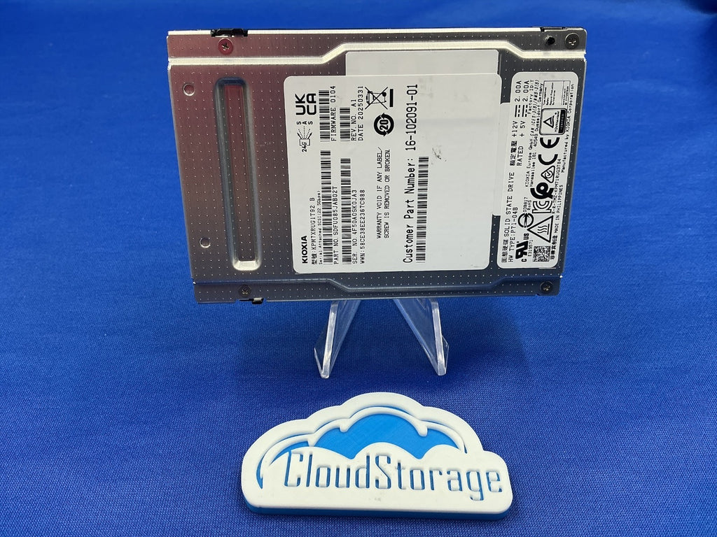 KPM7XRUG1T92 KIOXIA PM7-R 1.92TB SAS 24Gb/s SIE 2.5" Internal SSD SDFU085JAB02T