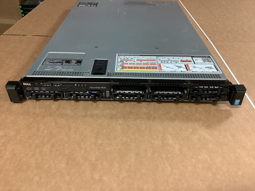DELL PowerEdge R630 8bay with MOBO 0CNCJW, PCIE board, 2 X750w PSU