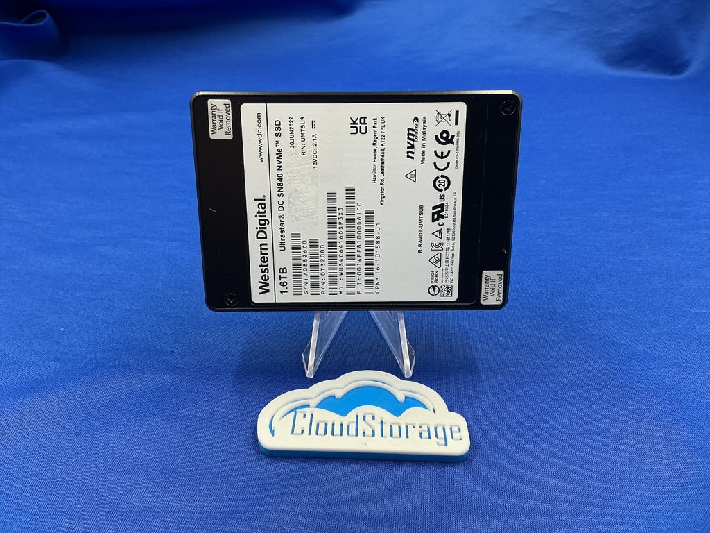 WUS4C6416DSP3X3 Cisco WD Ultrastar DC SN840 1.6TB PCIe NVMe 2.5in SSD