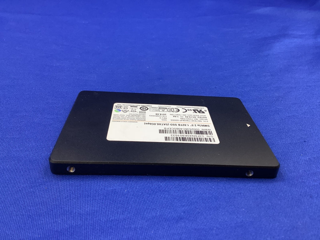 MZ-7KM1T9N Samsung SM863a 2.5'' 1.92TB 6Gbps SATA SSD MZ7KM1T9HMJP