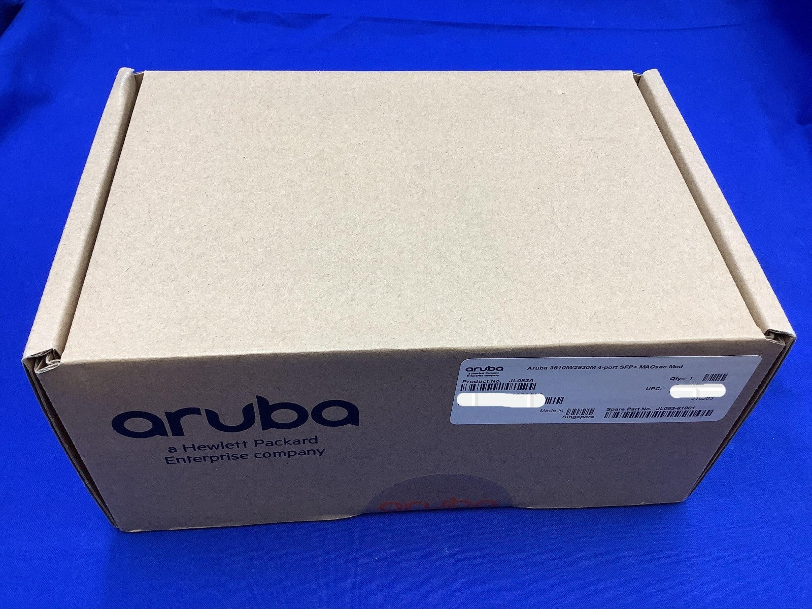 JL083A HPE HP Aruba 3810M/2930M 4SFP+ MACsec Module New Factory Sealed
