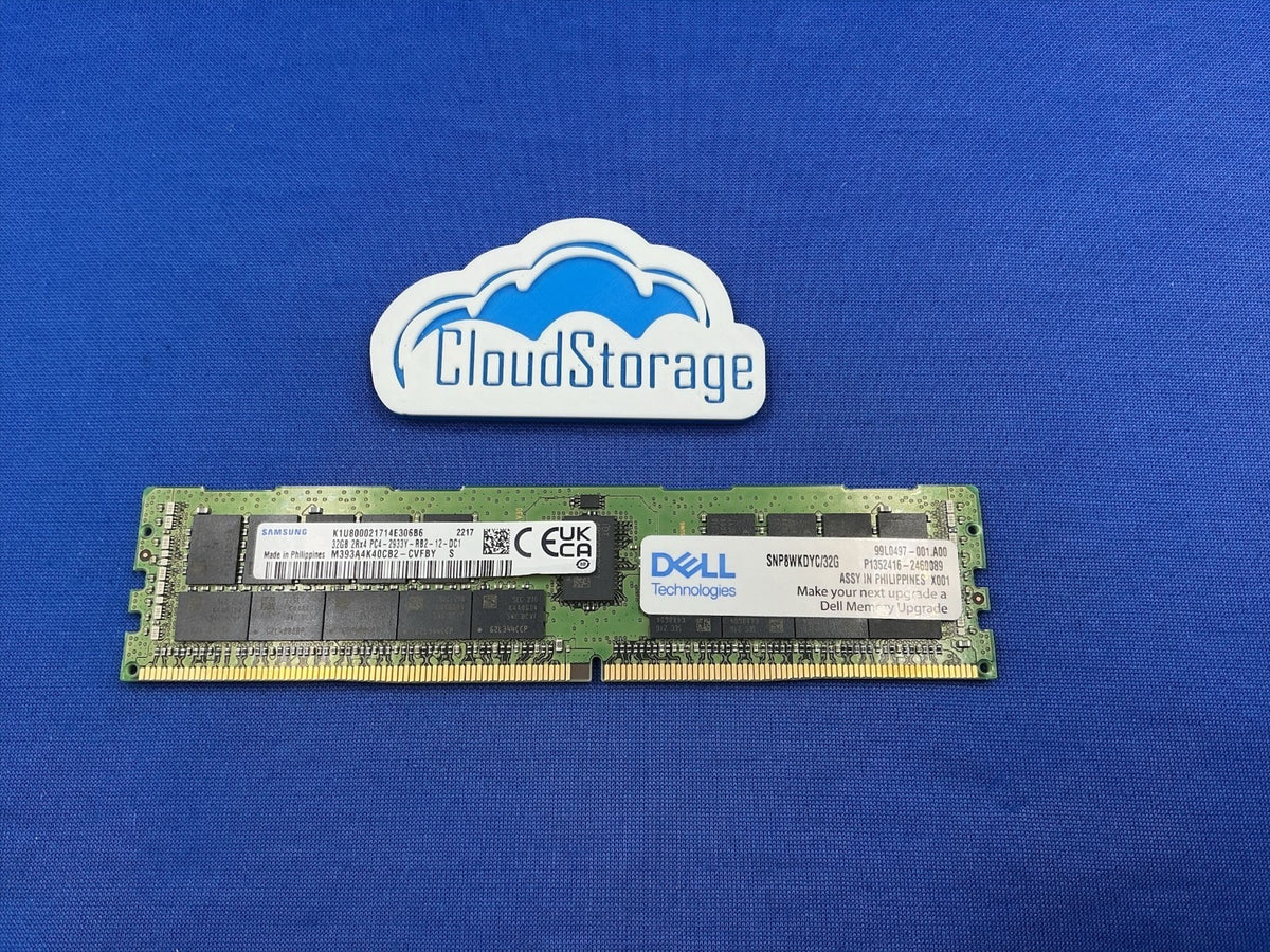 Dell 32GB (1X32GB) 2Rx4 PC4-2933Y MEMORY SNP8WKDYC/32G