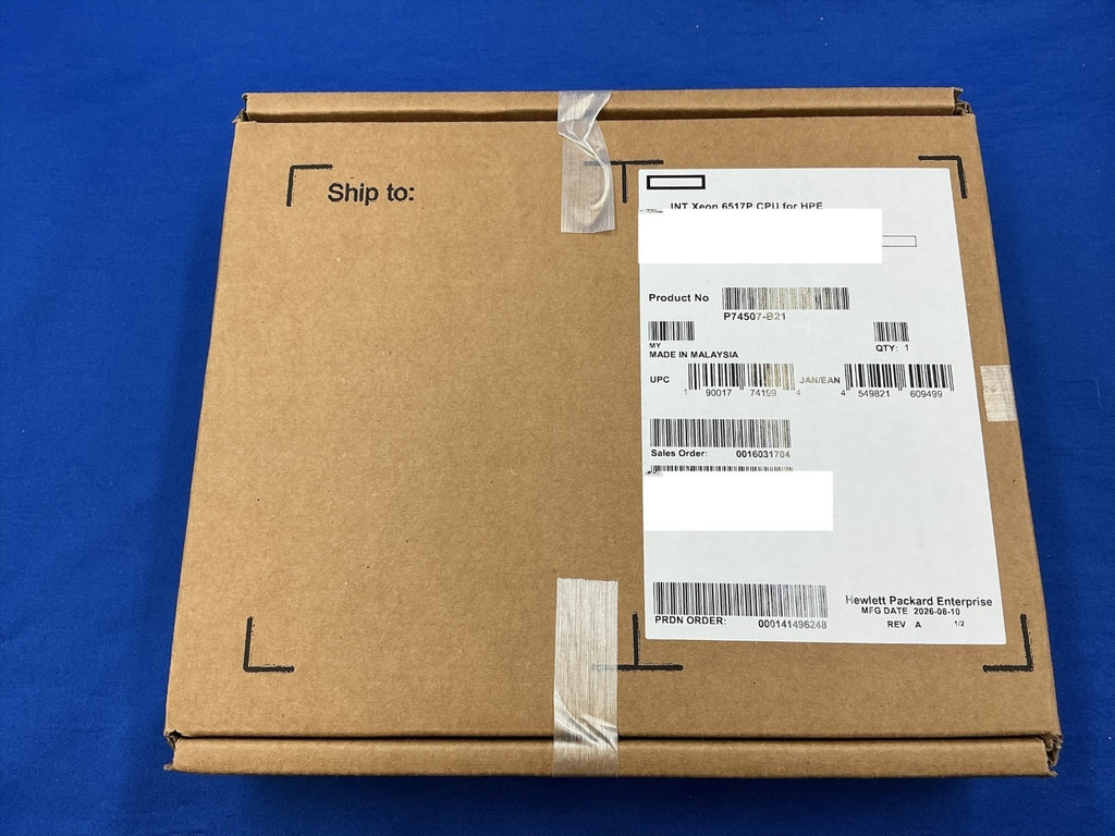 HPE Intel Xeon 6 6517P 3.20 GHz 16 Threads 72M Cache  CPU processor P74507-B21