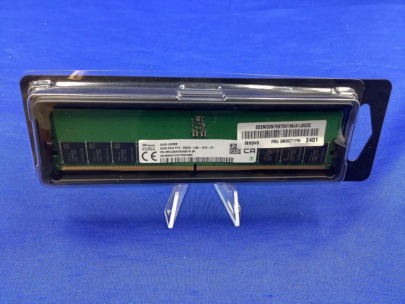 HMCG88AGBUA081N HYNIX 32GB (1X32GB) 2RX8 PC5-5600B UDIMM Memory