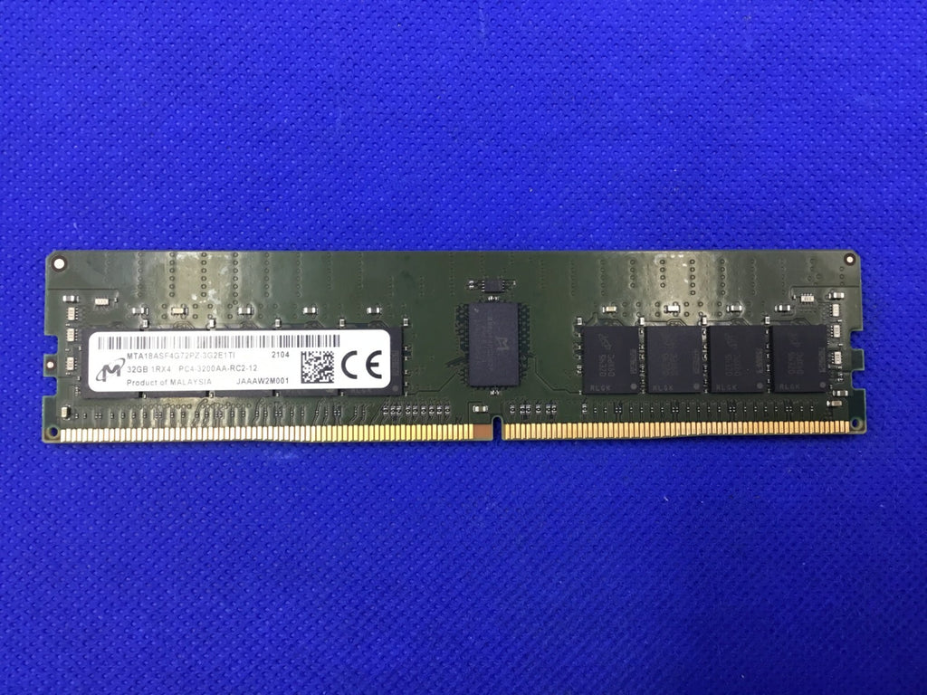 MICRON MTA18ASF4G72PZ-3G2E1  32GB (1X32GB) 1RX4 PC4-3200AA MEMORY