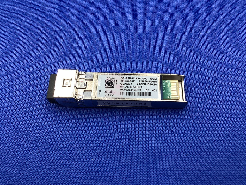 DS-SFP-FC64G-SW CISCO 64Gbps Fibre Channel SW SFP+, LC Transceiver 10-3538-01
