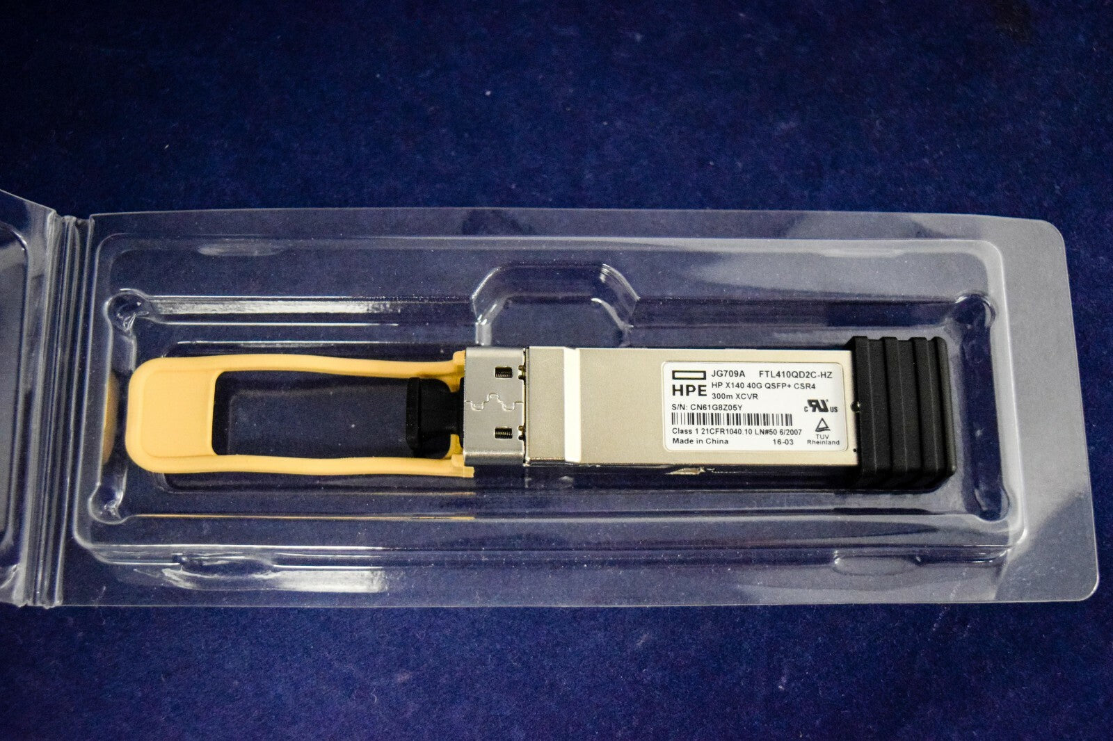 JG709A HPE X140 40G QSFP + MPO MM 850NM CSR4 300M TRANSCEIVER